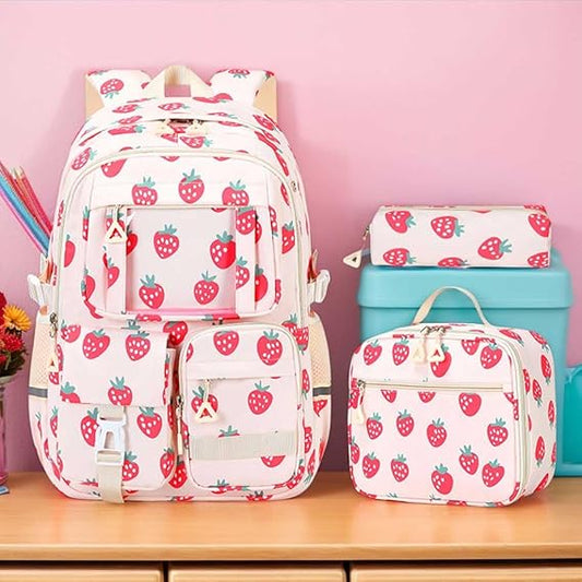 3-in-1 Waterproof School Backpack Set