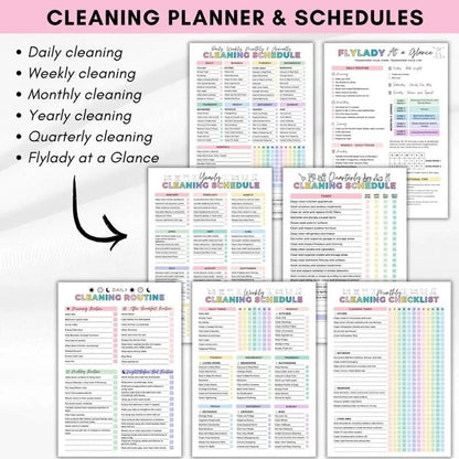 ADHD Cleaning Schedule & Planner