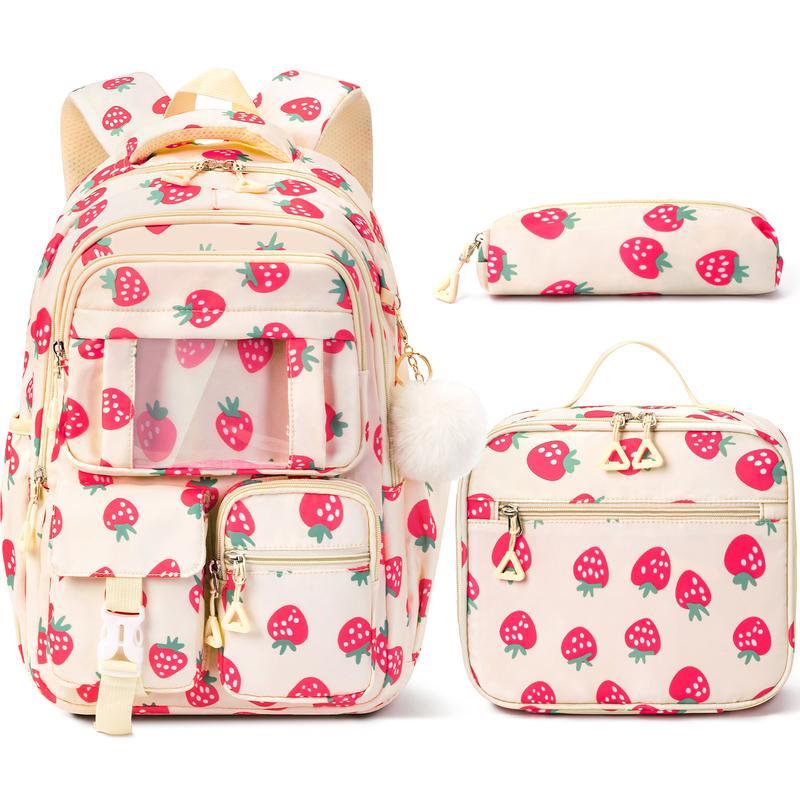 3-in-1 Waterproof School Backpack Set