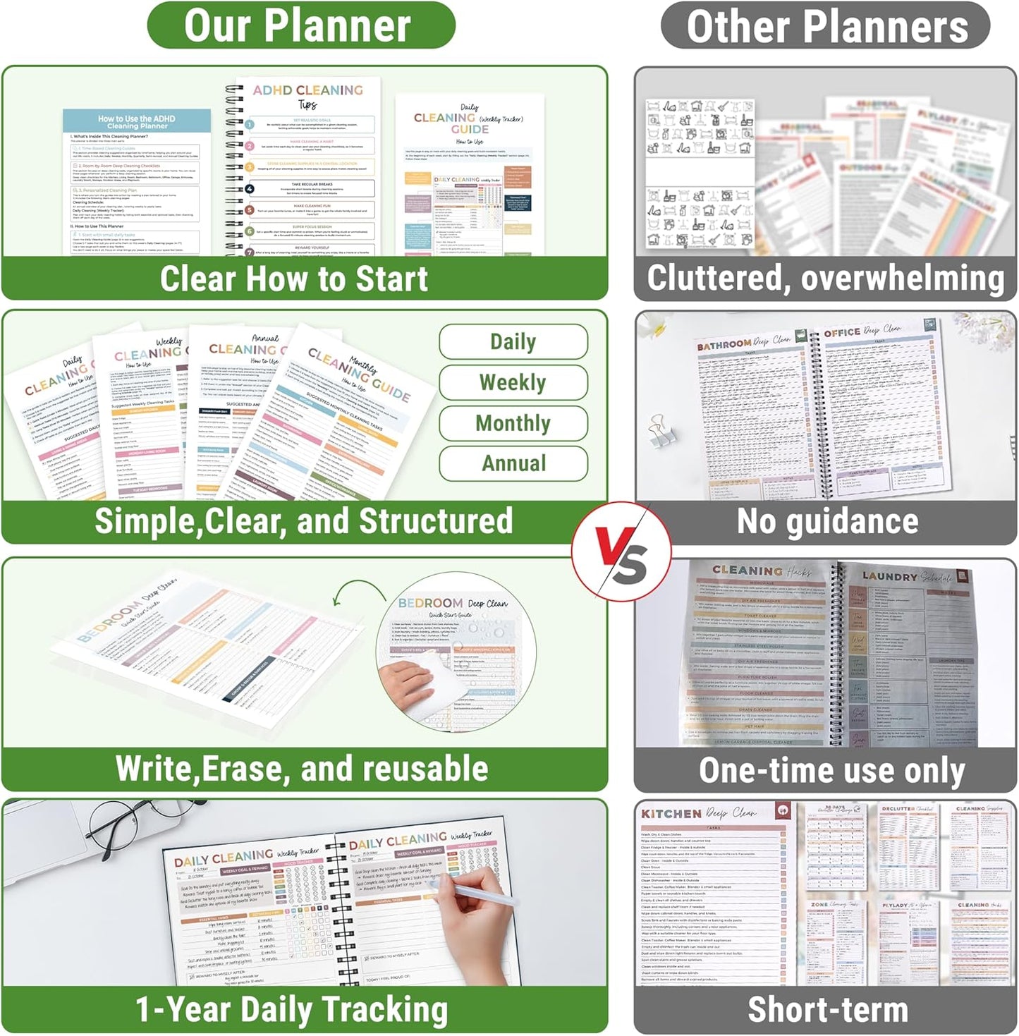 ADHD Cleaning Schedule & Planner