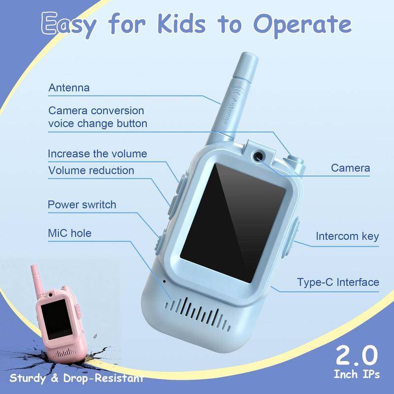 Kid's Camera Walkie Talkie Set