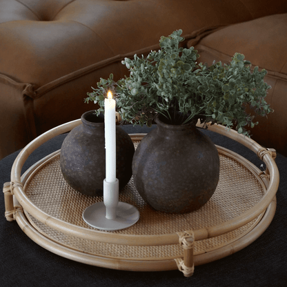 Dark Oxi Stoned Vase - LndmarkClub USA