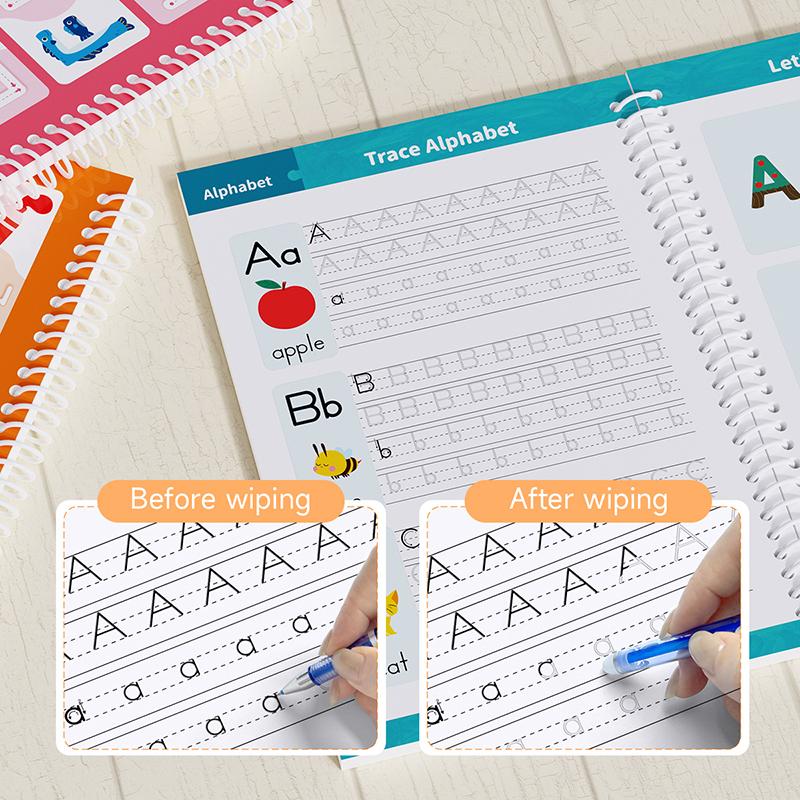 Reusable Kid's Writing Workbook Set