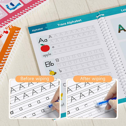 Reusable Kid's Writing Workbook Set